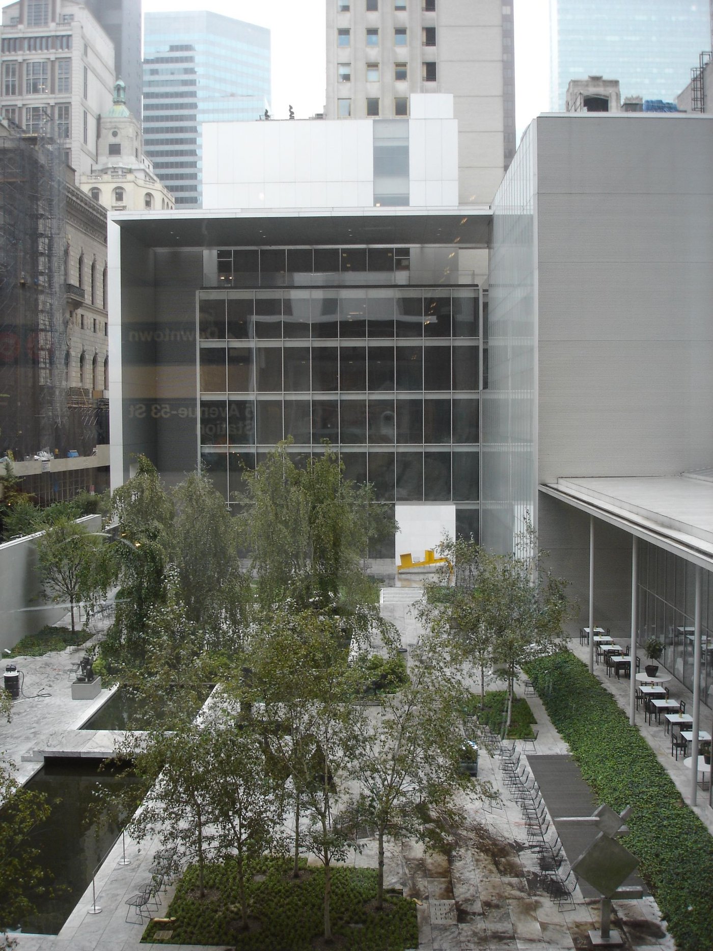 Museum of Modern Art entrance on 53rd Street