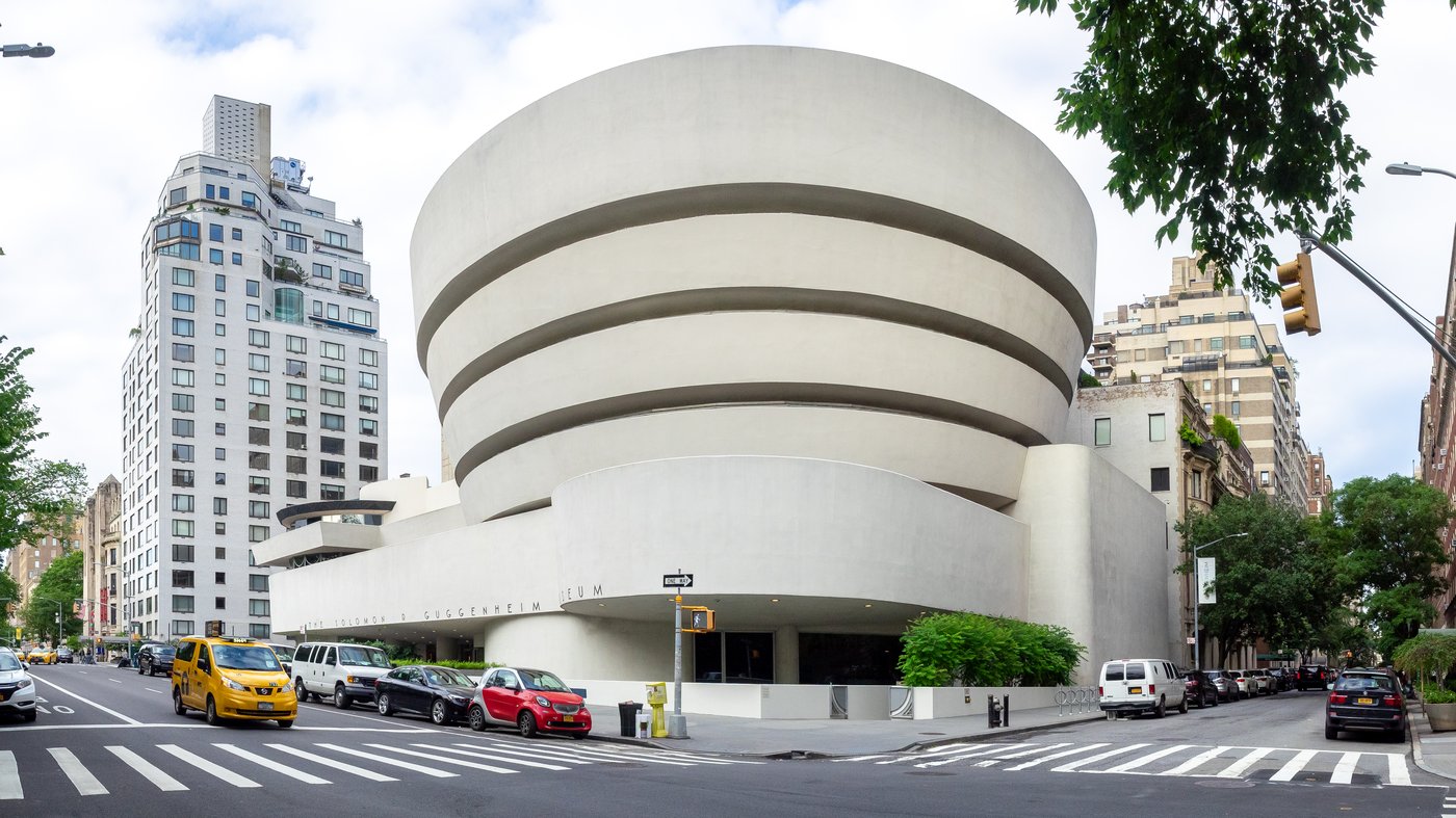 The Guggenheim's spiral facade