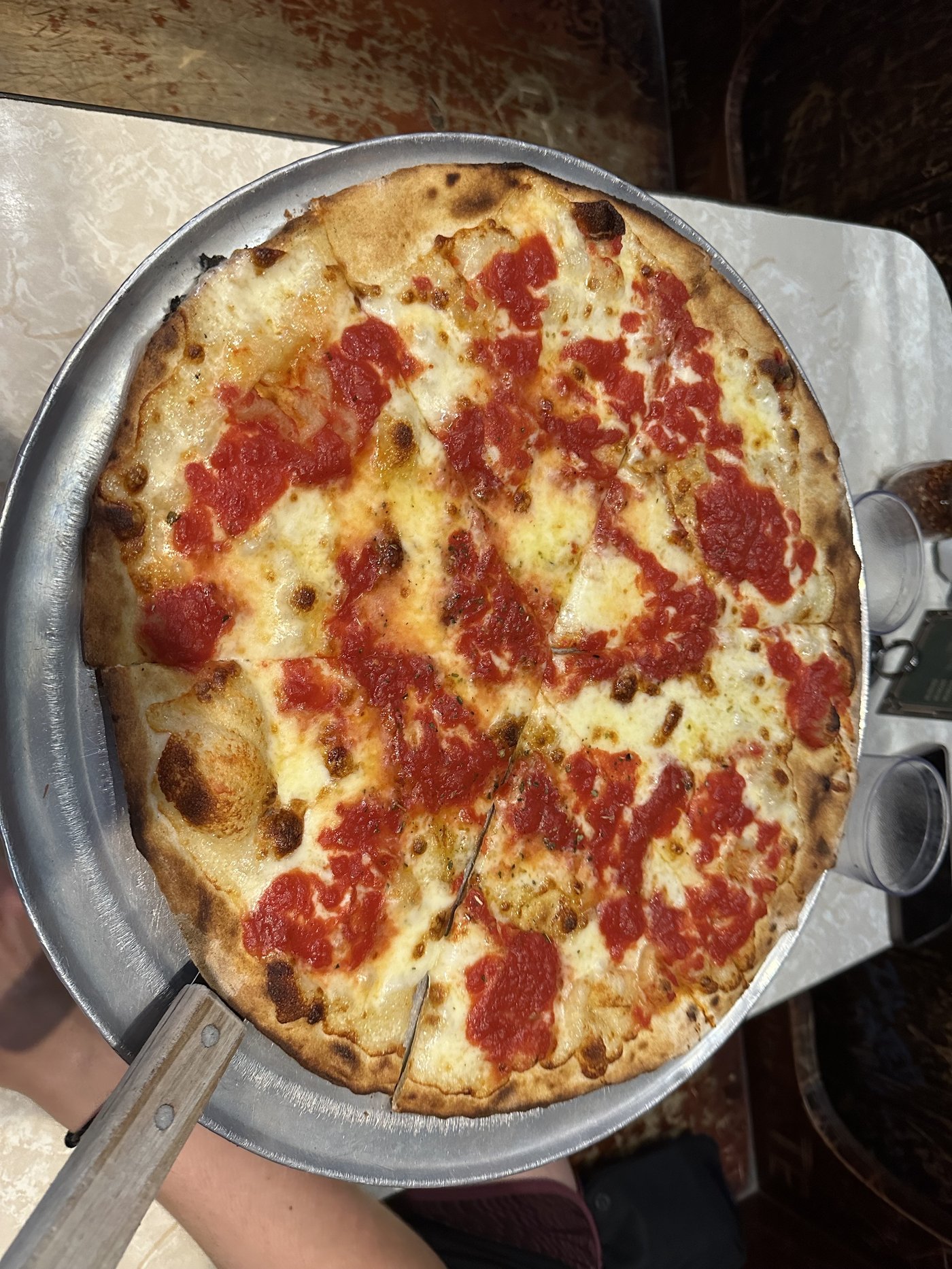 A whole pie from John's of Bleecker Street